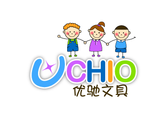 晓熹的UCHIO 优驰文具logo设计