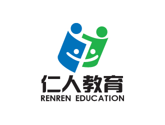 秦晓东的仁人教育logo设计
