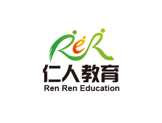 黄安悦的仁人教育logo设计