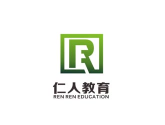 郭庆忠的仁人教育logo设计