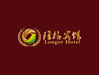 何锦江的隆格宾馆/LONGER  HOTELlogo设计