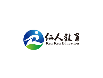 何锦江的仁人教育logo设计