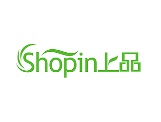 赵鹏的上品  Shopin 原装进口高端婴幼儿产品连锁店logo设计