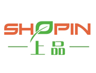 招智江的上品  Shopin 原装进口高端婴幼儿产品连锁店logo设计