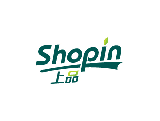 陈兆松的上品  Shopin 原装进口高端婴幼儿产品连锁店logo设计