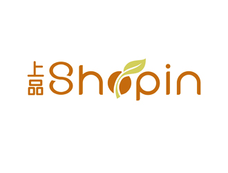 谭家强的上品  Shopin 原装进口高端婴幼儿产品连锁店logo设计