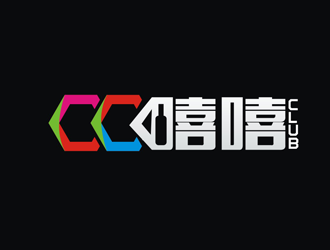 杨占斌的嘻嘻酒吧，，，英文用CC CLUBlogo设计