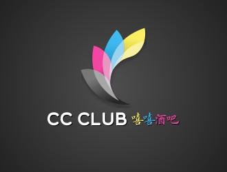 刘小红的嘻嘻酒吧，，，英文用CC CLUBlogo设计