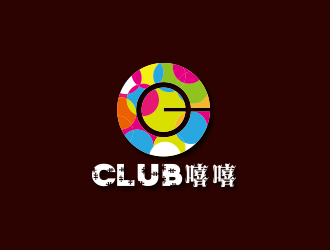何锦江的嘻嘻酒吧，，，英文用CC CLUBlogo设计