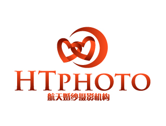 晓熹的航天婚纱摄影机构/HTphotologo设计