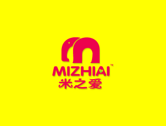杨勇的米之爱logo设计
