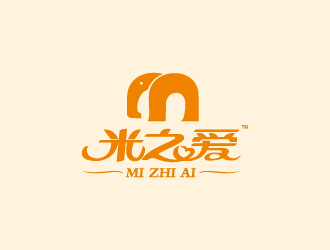 米之爱logo设计