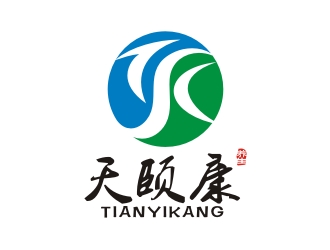 天颐康logo设计