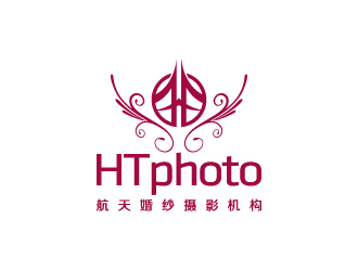 陈兆松的航天婚纱摄影机构/HTphotologo设计