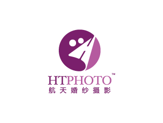 杨勇的航天婚纱摄影机构/HTphotologo设计