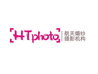 杨占斌的航天婚纱摄影机构/HTphotologo设计