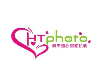 李泉辉的航天婚纱摄影机构/HTphotologo设计