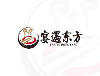 何锦江的宴遇东方logo设计