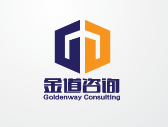 沈大杰的金道咨询 Goldenway Consultinglogo设计