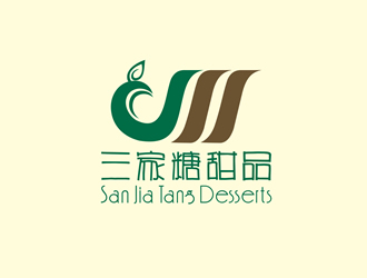 廖燕峰的三家糖甜品logo设计