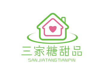 杨占斌的三家糖甜品logo设计