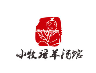 郭庆忠的小牧谣羊汤馆logo设计