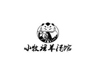 郭庆忠的小牧谣羊汤馆logo设计