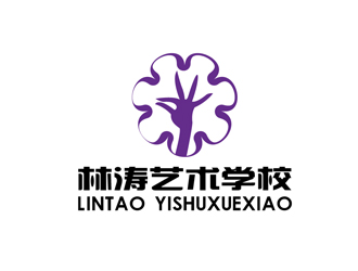 秦晓东的林涛艺术学校logo设计
