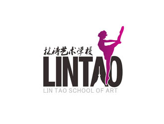 郭庆忠的林涛艺术学校logo设计