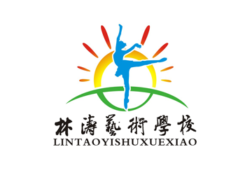 杨占斌的林涛艺术学校logo设计