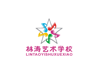 许明慧的林涛艺术学校logo设计