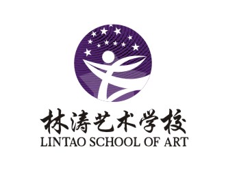 吴志超的林涛艺术学校logo设计