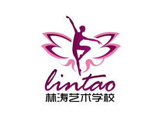 秦晓东的林涛艺术学校logo设计