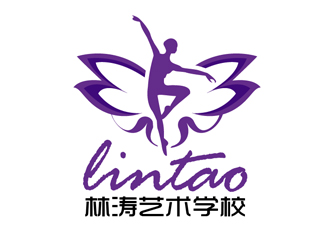 秦晓东的林涛艺术学校logo设计