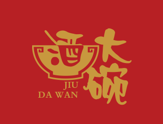 林思源的酒大碗logo设计
