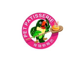 郭庆忠的Pet Patisserie 蛋糕店logo设计