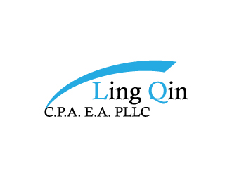 陈兆松的秦凌会计师事务所英文字体logo设计