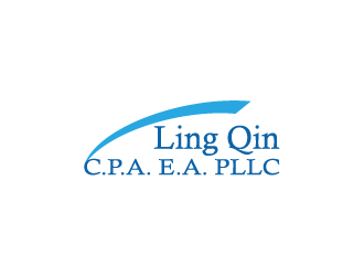 陈兆松的秦凌会计师事务所英文字体logo设计
