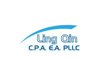陈兆松的秦凌会计师事务所英文字体logo设计