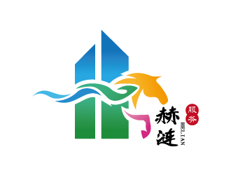 张晓明的赫涟 家政中介综合服务logo设计
