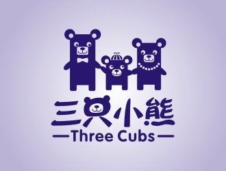 曾翼的三只小熊logo设计
