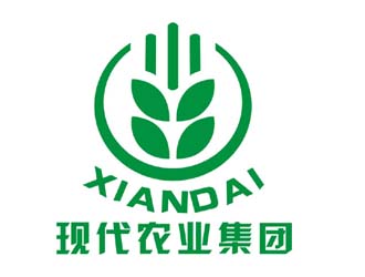 招智江的宁夏现代农业集团有限公司logo设计