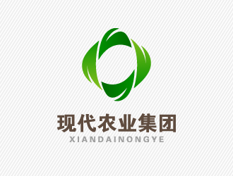 文大为的宁夏现代农业集团有限公司logo设计