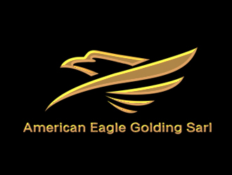秦晓东的American Eagle Golding Sarl 美鹰黄金公司logo设计