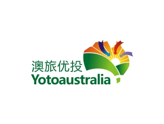 澳旅优投 英文名 Yotoaustralialogo设计