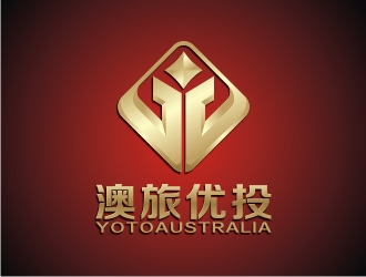 何嘉健的澳旅优投 英文名 Yotoaustralialogo设计