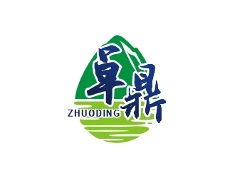 卓鼎 （天然山泉水）LOGO设计 - LOGO123