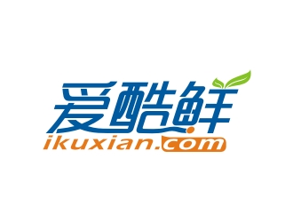 何嘉健的爱酷鲜(ikuxian.com)logo设计