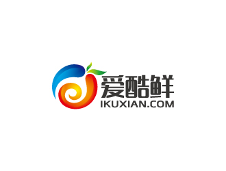 周金进的爱酷鲜(ikuxian.com)logo设计