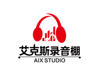 赵波的艾克斯录音棚logo设计